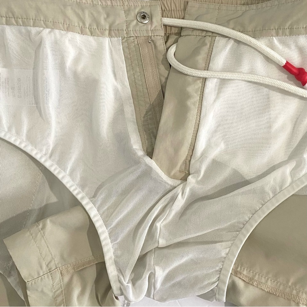 Orlebar Brown Standard Swim Hybrid Shorts Trunks Size 30 Khaki - Picture 10 of 15